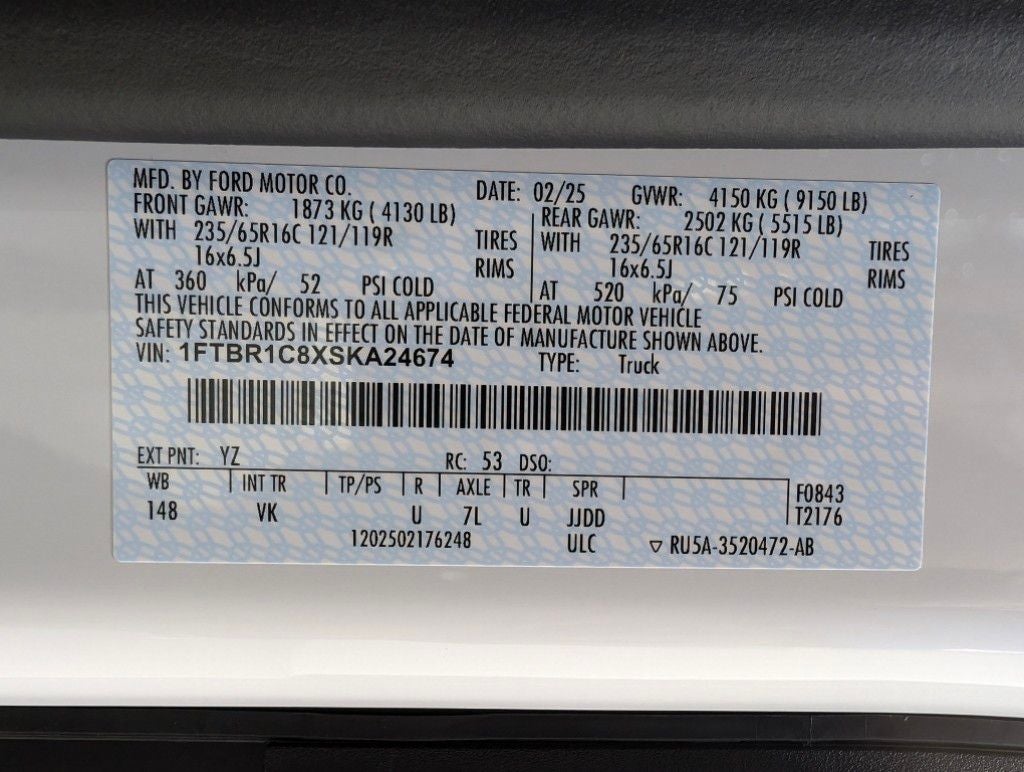 2025 Ford Transit-250 Base