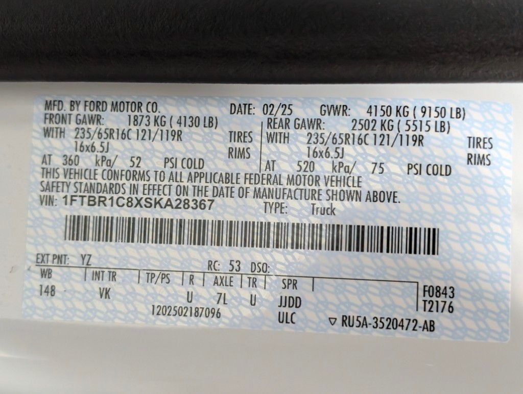 2025 Ford Transit-250 Base