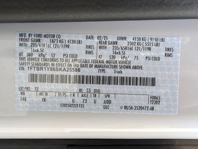 2025 Ford Transit-250 Base