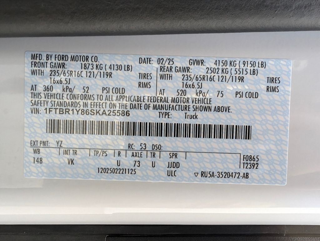 2025 Ford Transit-250 Base