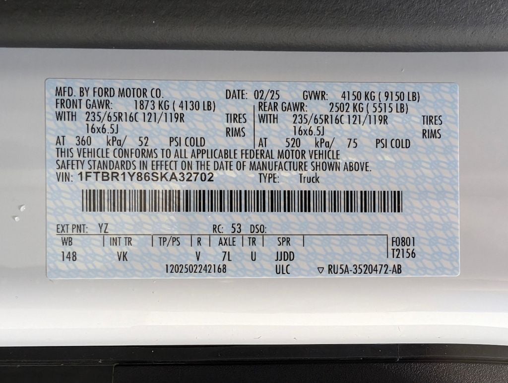 2025 Ford Transit-250 Base