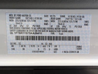 2025 Ford Transit-250 Base