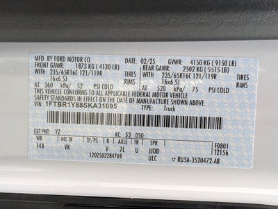 2025 Ford Transit-250 Base w/ Contractor's Pkg.