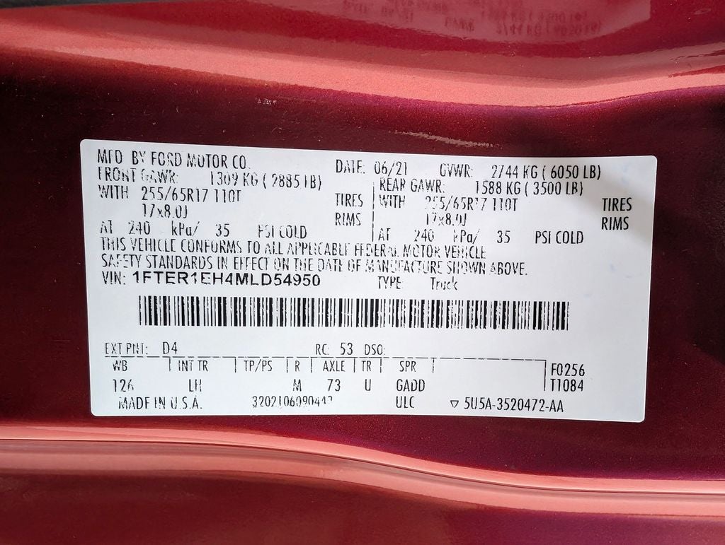 2021 Ford Ranger XLT