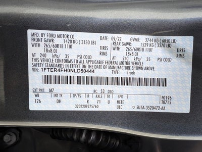 2022 Ford Ranger Lariat