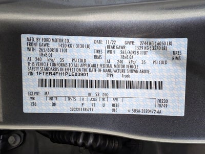 2023 Ford Ranger Lariat