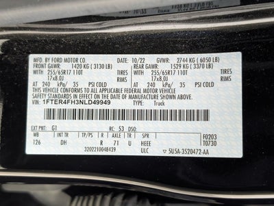 2022 Ford Ranger Lariat