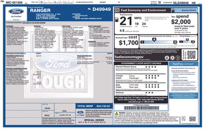 2022 Ford Ranger Lariat