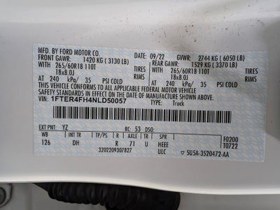 2022 Ford Ranger Lariat