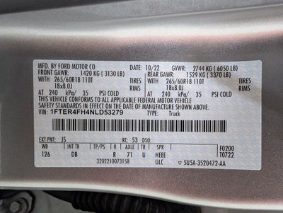 2022 Ford Ranger Lariat