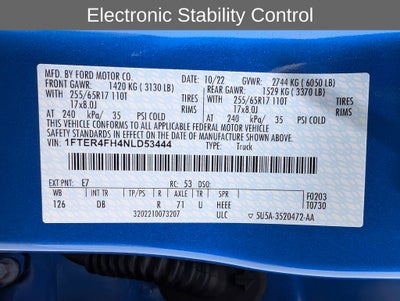 2022 Ford Ranger Lariat