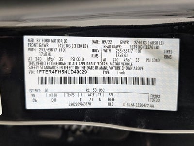 2022 Ford Ranger Lariat