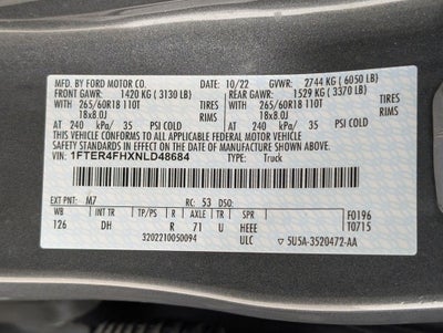 2022 Ford Ranger Lariat