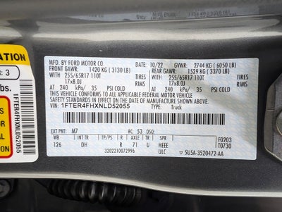 2022 Ford Ranger Lariat