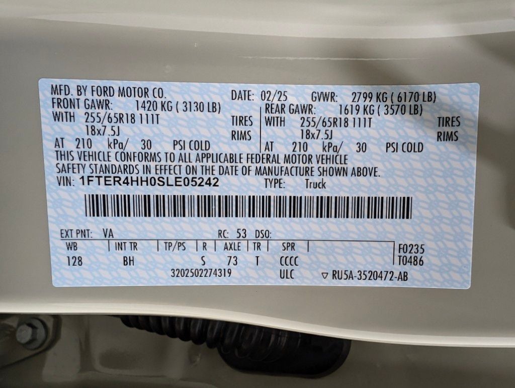 2025 Ford Ranger XLT