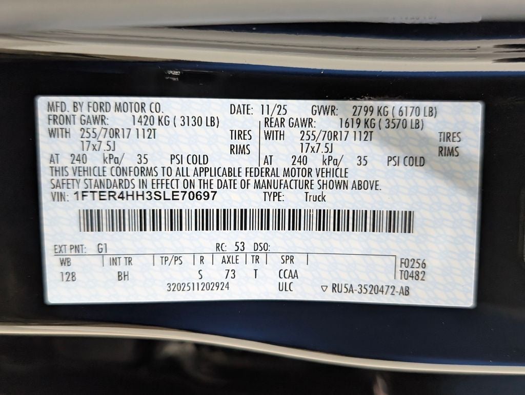 2025 Ford Ranger XLT