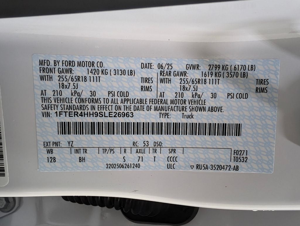 2025 Ford Ranger XLT