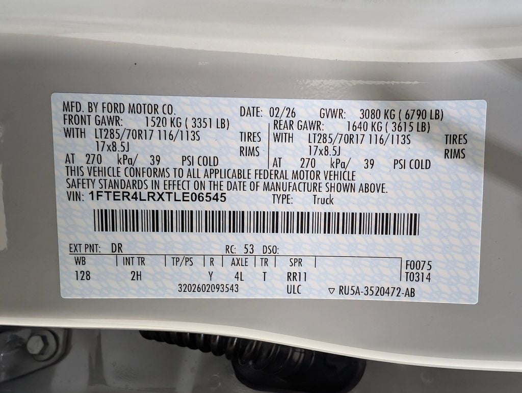 2026 Ford Ranger Raptor