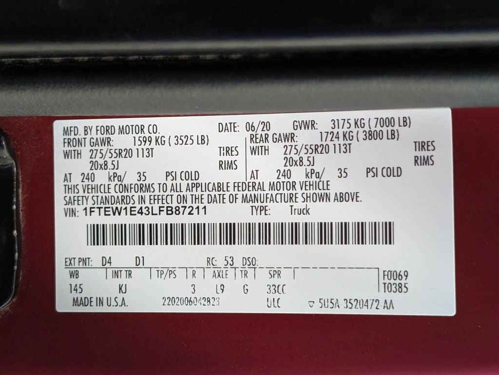 2020 Ford F-150 King Ranch
