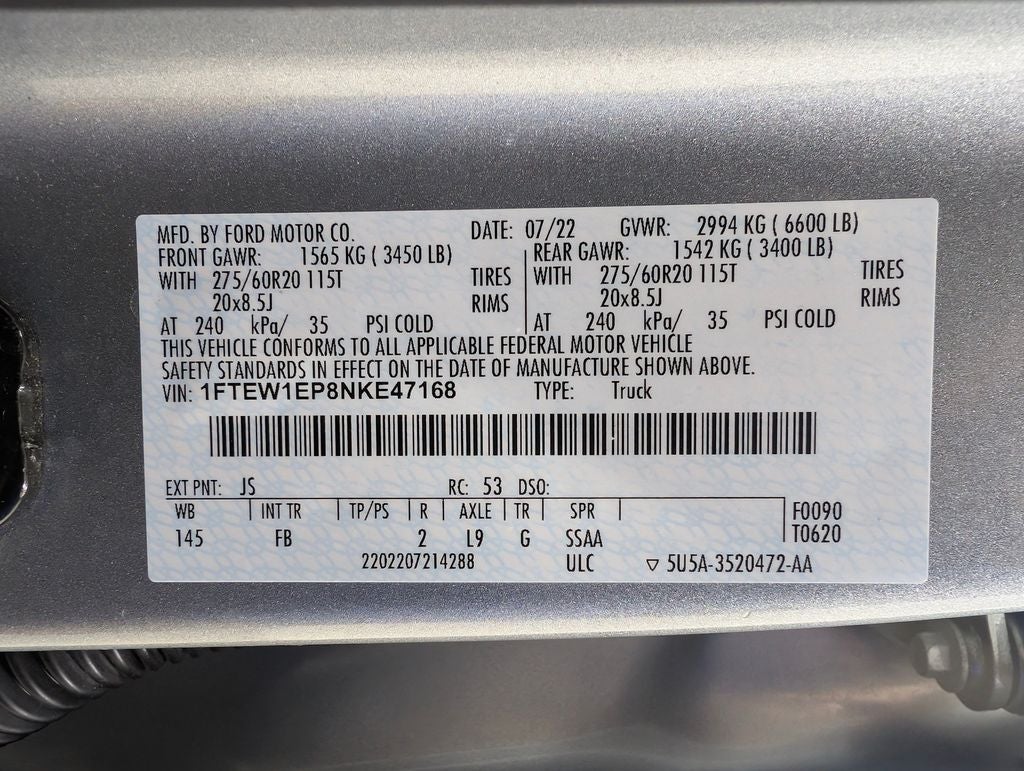 2022 Ford F-150 XLT