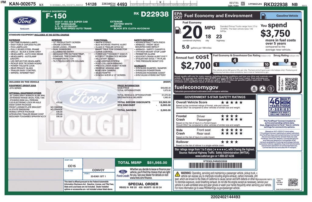 2024 Ford F-150 STX