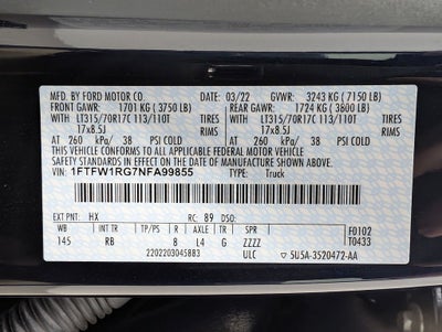 2022 Ford F-150 Raptor