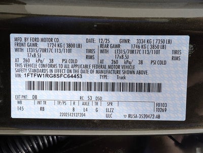 2025 Ford F-150 Raptor