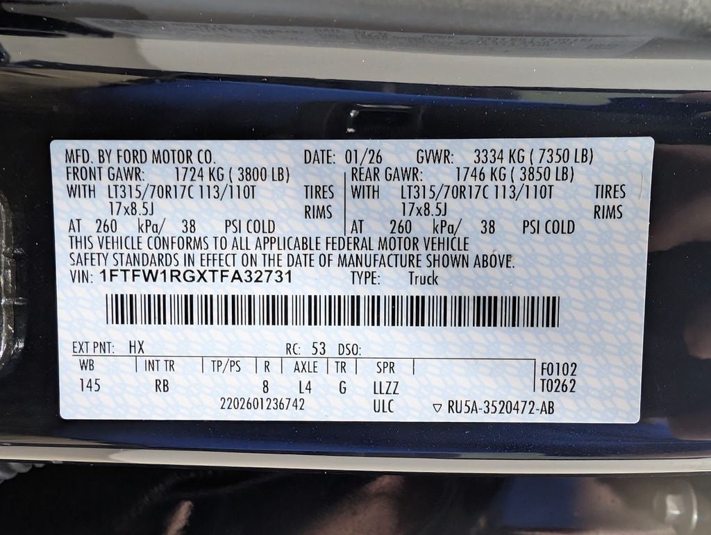 2026 Ford F-150 Raptor