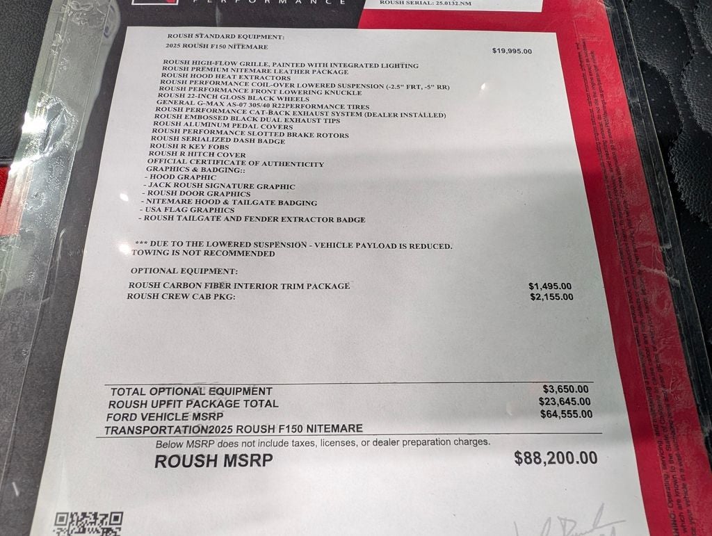 2025 Ford F-150 Roush Nitemare
