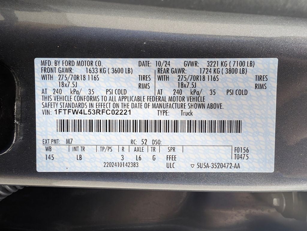 2024 Ford F-150 Tremor