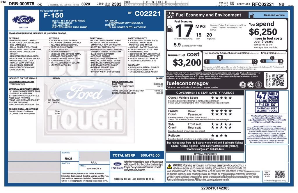 2024 Ford F-150 Tremor