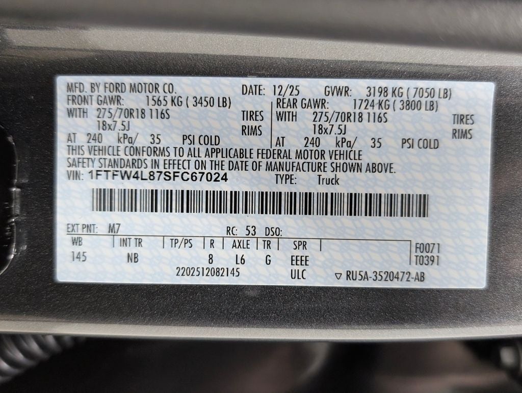 2025 Ford F-150 Tremor