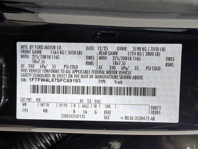 2025 Ford F-150 Tremor