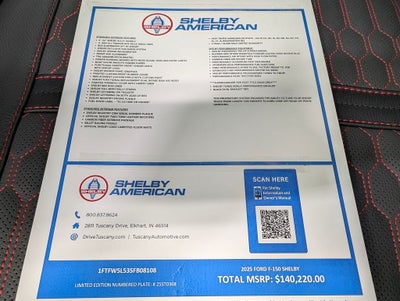 2025 Ford F-150 Shelby F150 Off Road