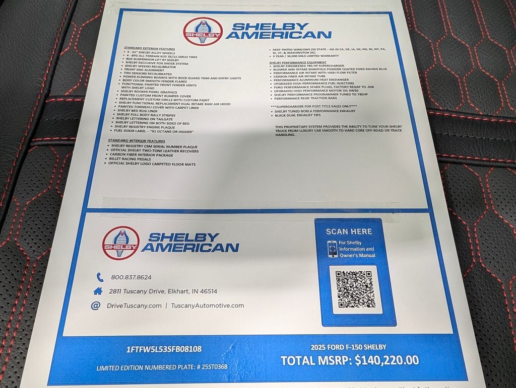 2025 Ford F-150 Shelby F150 Off Road