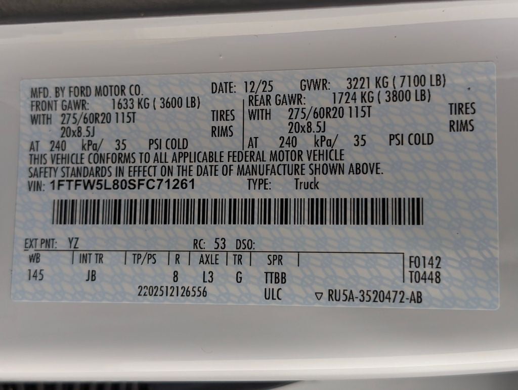 2025 Ford F-150 Lariat