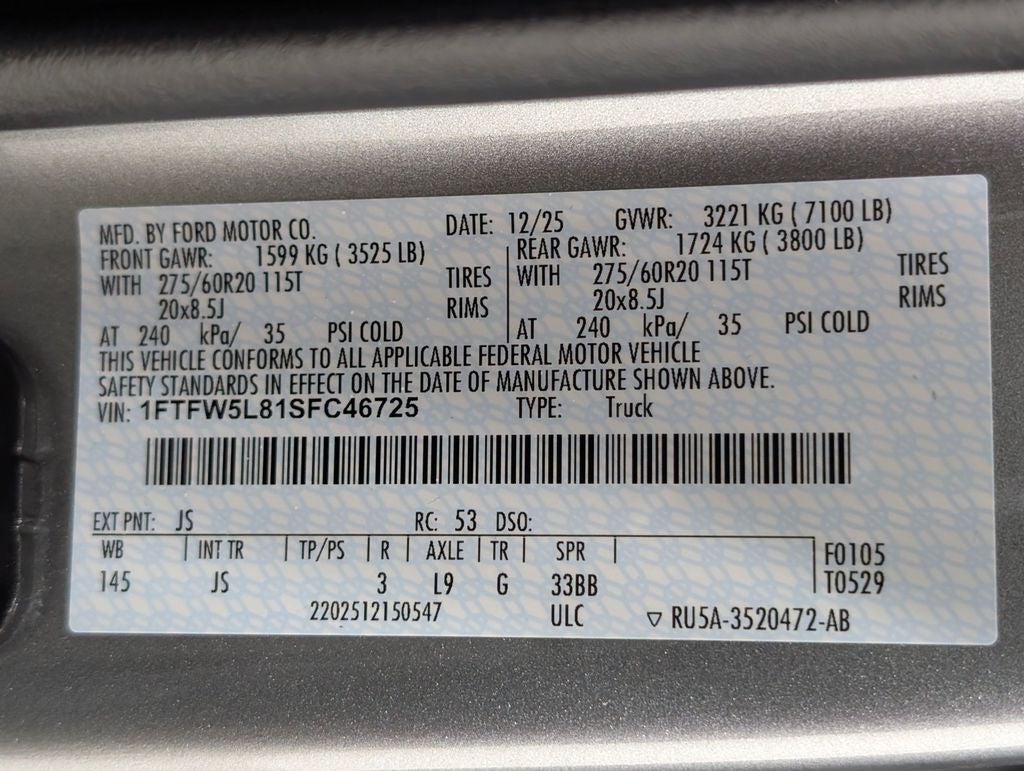 2025 Ford F-150 Lariat