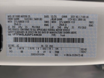 2025 Ford F-150 Lariat