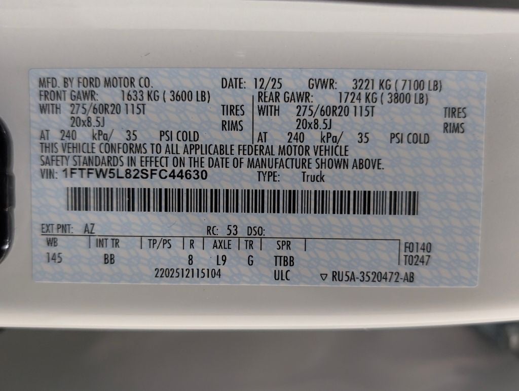 2025 Ford F-150 Lariat