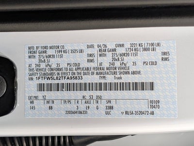 2026 Ford F-150 Lariat