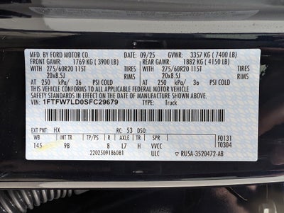 2025 Ford F-150 Platinum