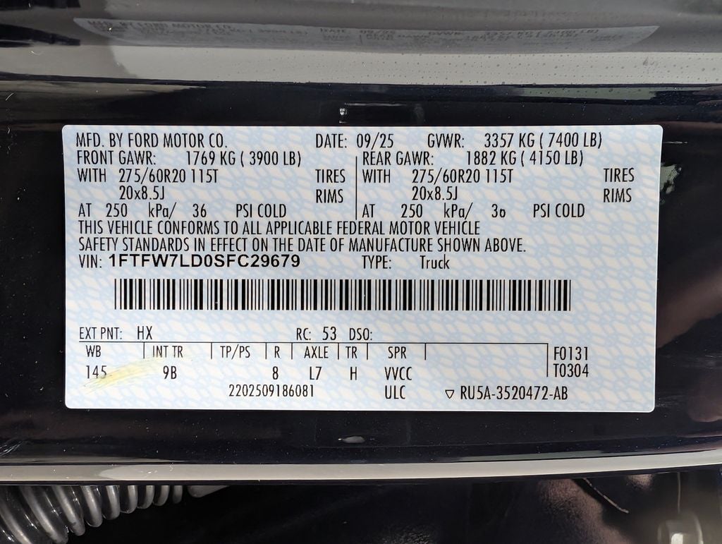 2025 Ford F-150 Platinum