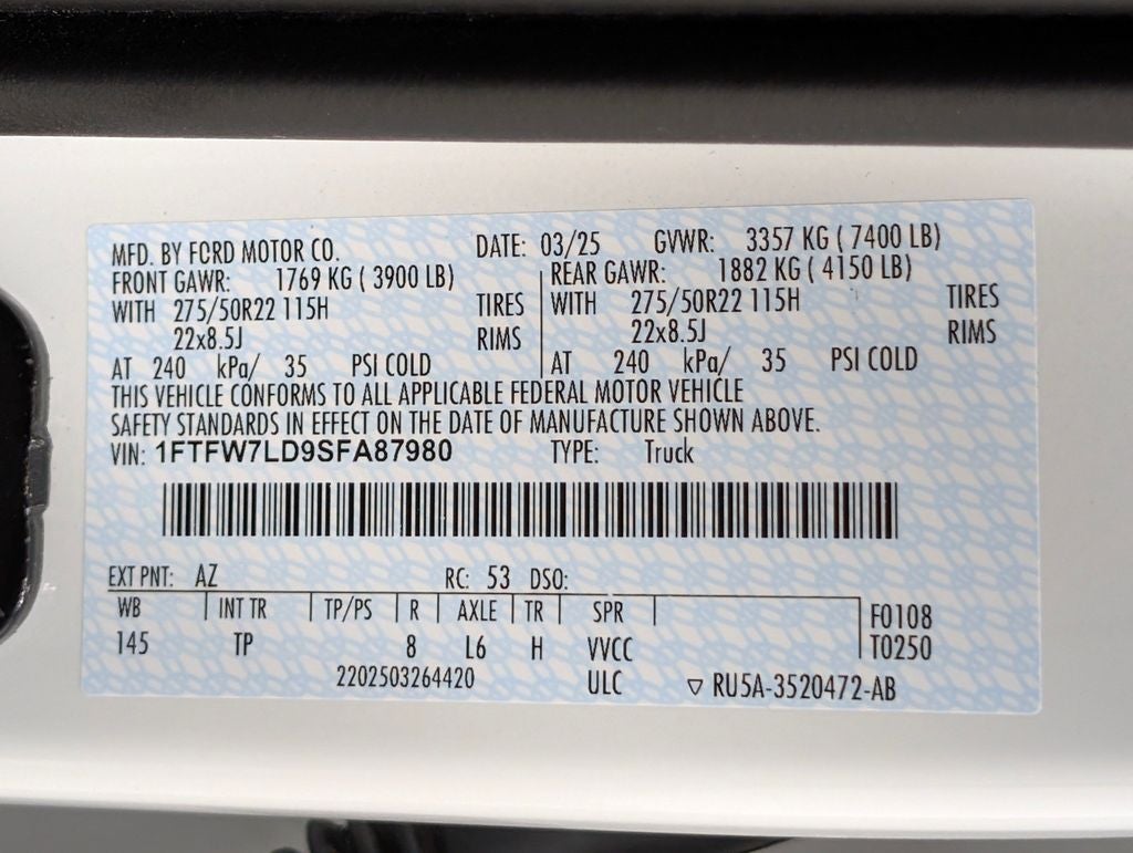 2025 Ford F-150 Platinum