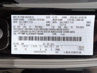 2025 Ford F-150 Mhford Whipple Supercharger Racing Package