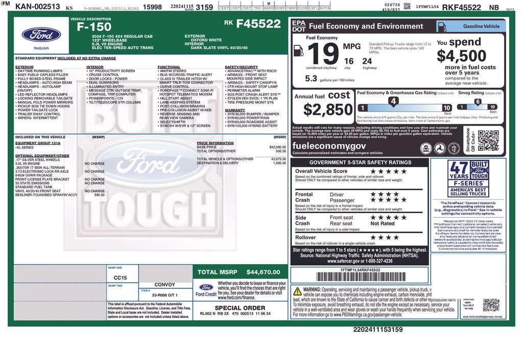 2024 Ford F-150 XL Whipple Supercharger
