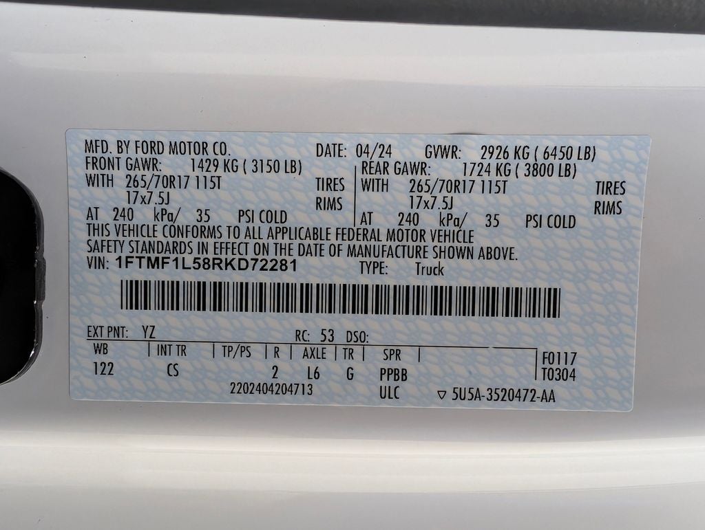 2024 Ford F-150 XL Whipple Supercharger