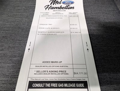 2025 Ford F-150 Mhford Whipple Supercharger Racing Package