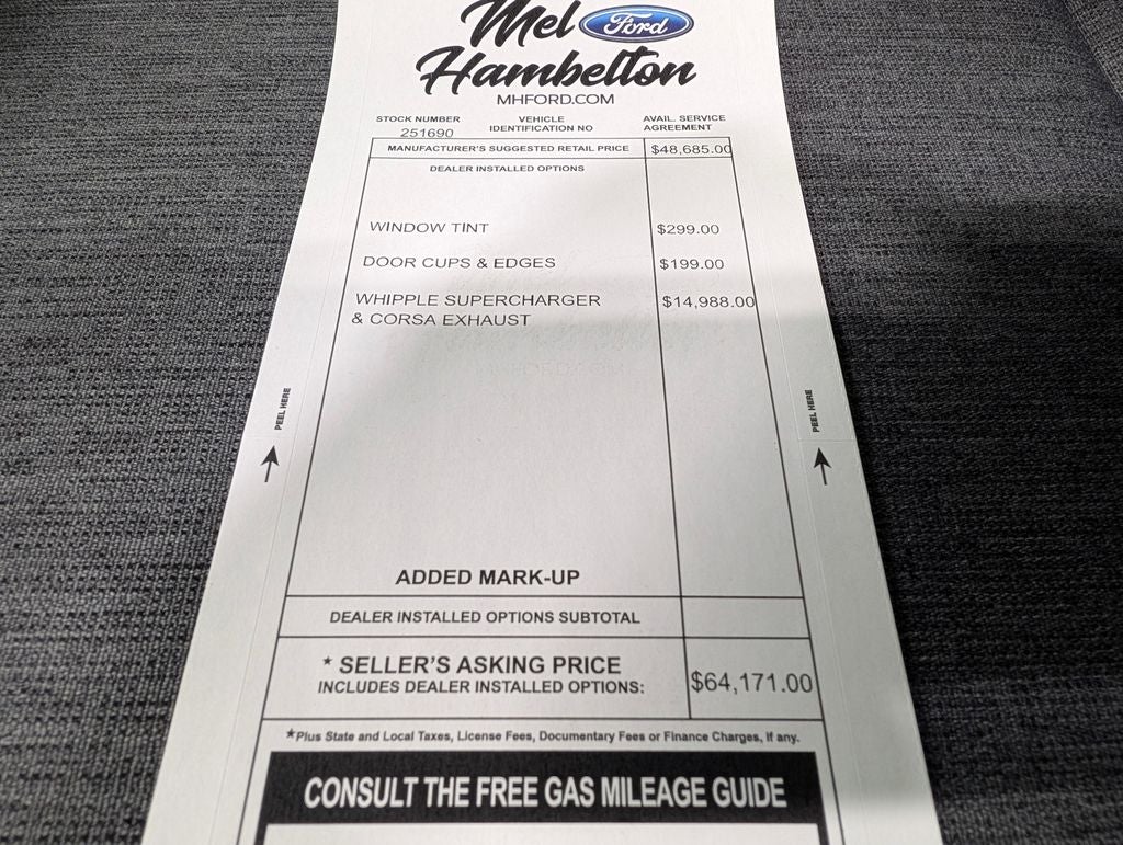 2025 Ford F-150 Mhford Whipple Supercharger Racing Package