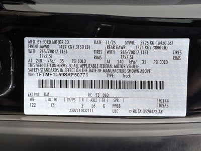 2025 Ford F-150 Mhford Whipple Supercharger Racing Package