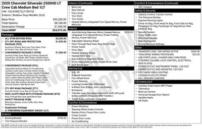 2020 Chevrolet Silverado 2500HD LT